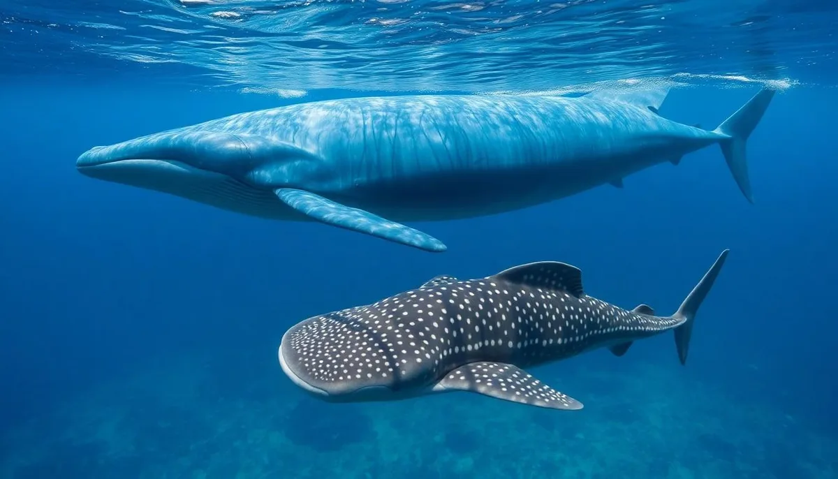 blue whale vs whale shark